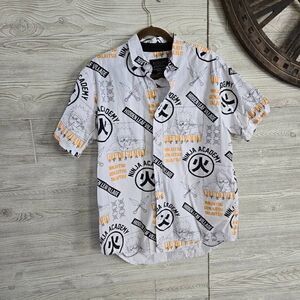 Vintage Naruto Shippuden Ninja Academy Mens SZ L 2002 Anime